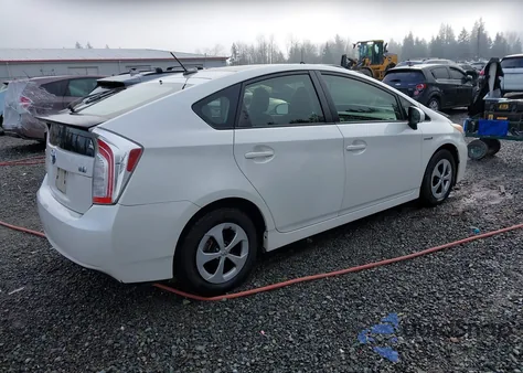 2012 Toyota Prius Three z USA, uszkodzony, nr VIN JTDKN3DU8C1594232